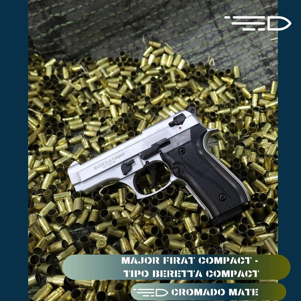 Pistola Traumática Deportiva Ekol® Beretta 9mm + Accesorios